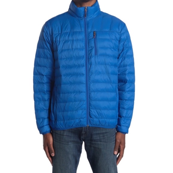 HAWKE & CO. Down Blend Lightweight Packable Quilt PufferJacket, Victoria Blue - Picture 3 of 4